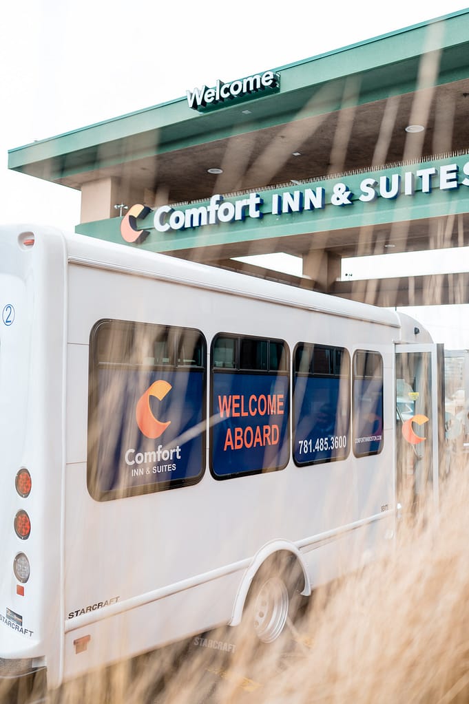 shuttle bus at Comfort Inn & Suites Logan International Airport
