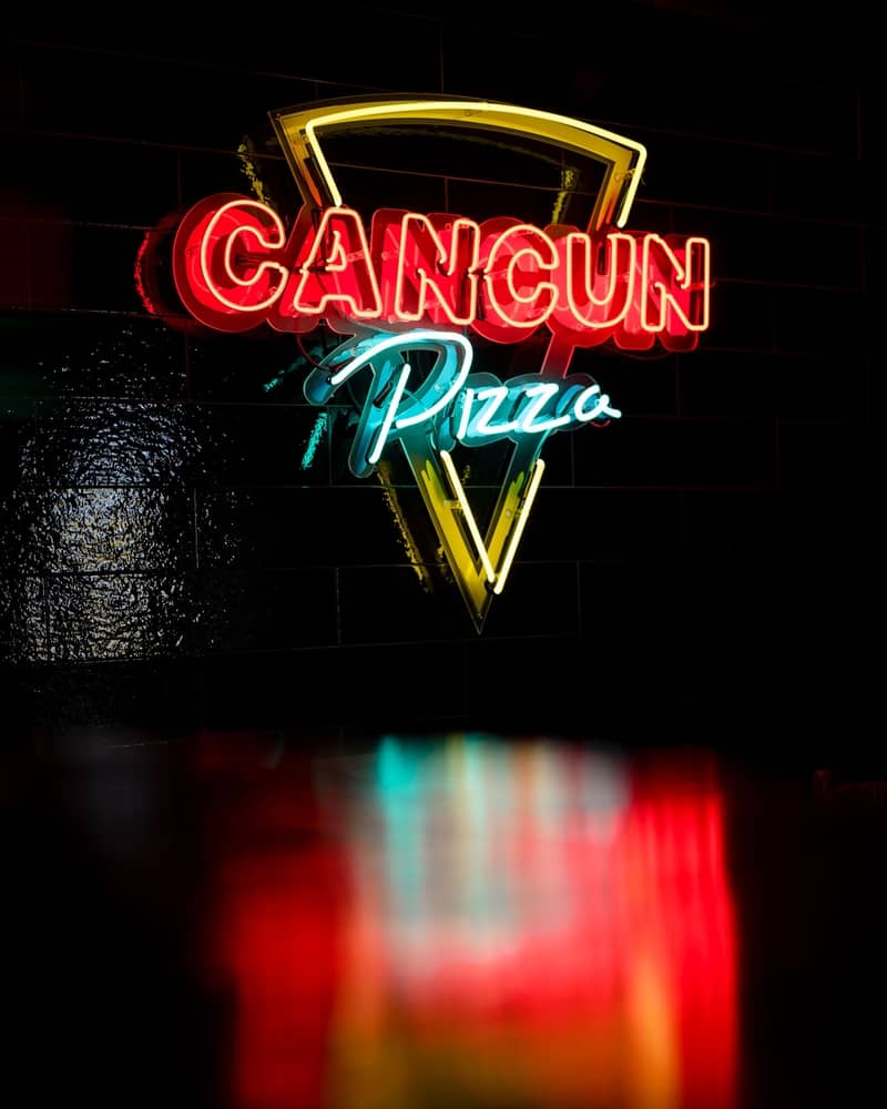 cancun pizza sign near Comfort Inn & Suites Logan International Airport